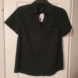 J Crew Top Black XS